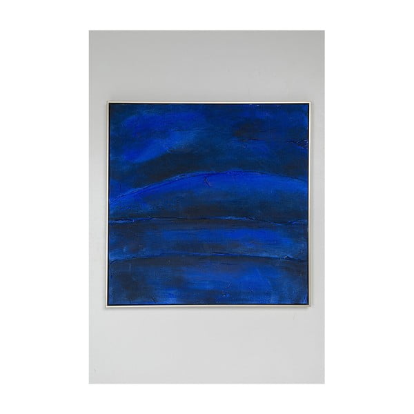 Tapyba aliejiniais dažais Kare Design Abstract Deep Blue, 80 x 80 cm