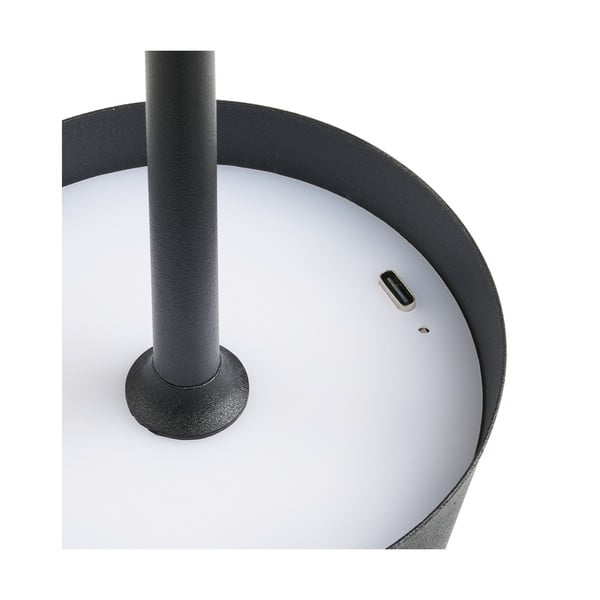 Juodos spalvos stalinis šviestuvas LED (aukštis 37 cm) Bradford – House Nordic-image-4
