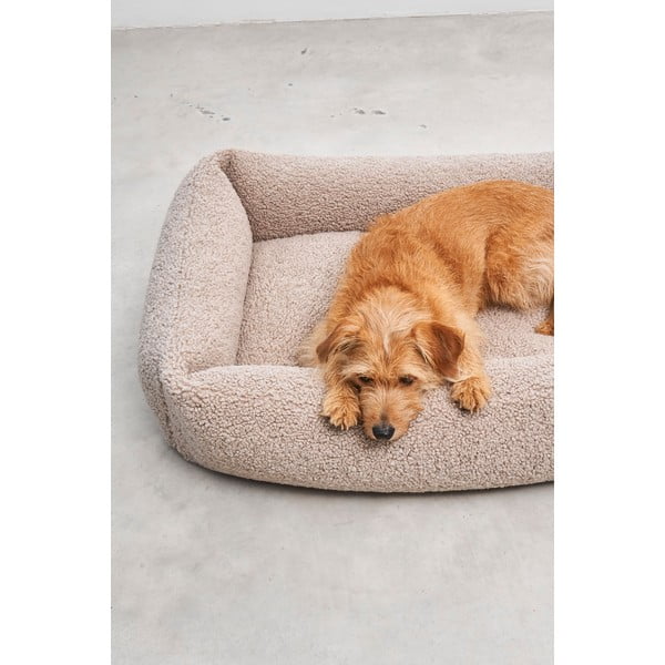 Iš boucle augintinio guolis smėlio spalvos šuniui 71x91 cm Senso Greige M – MiaCara-image-2