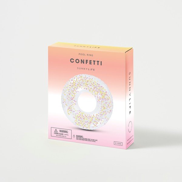 Pripučiamas ratas Sunnylife Confetti, ø 110 cm-image-4