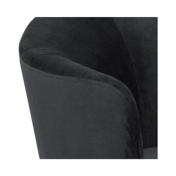Antracito pilkos spalvos aksominė sofa Actona Biloxi, 160 cm-image-4