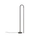 Juodos spalvos pastatomas šviestuvas LED (aukštis 120 cm) Bow – Kave Home