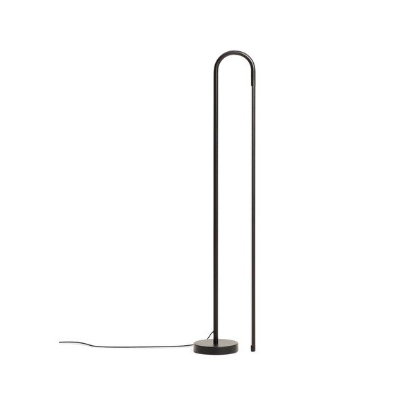 Juodos spalvos pastatomas šviestuvas LED (aukštis 120 cm) Bow – Kave Home