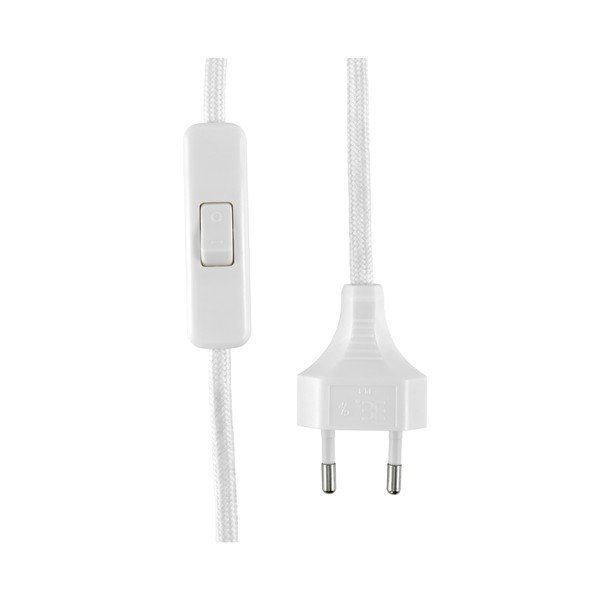 Baltos spalvos iš boucle stalinis šviestuvas (aukštis 58 cm) Philo – Ellos Home-image-4
