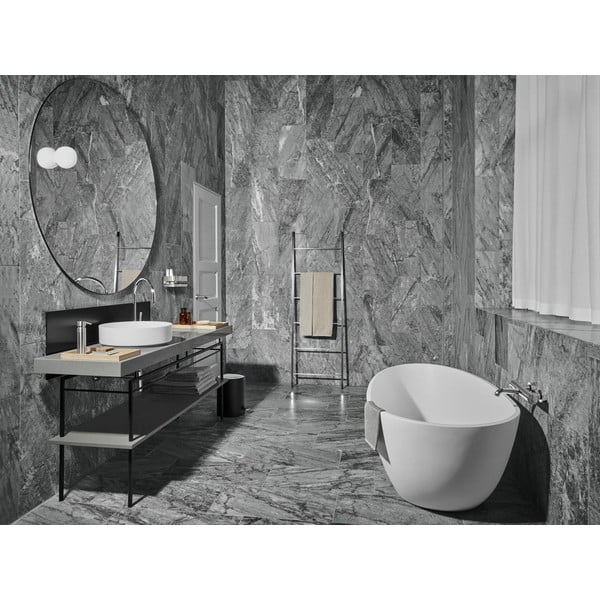 Sieninis iš nerūdijančio plieno muilo dozatorius blizgios sidabrinės spalvos 100 ml Nexio – Blomus-image-1