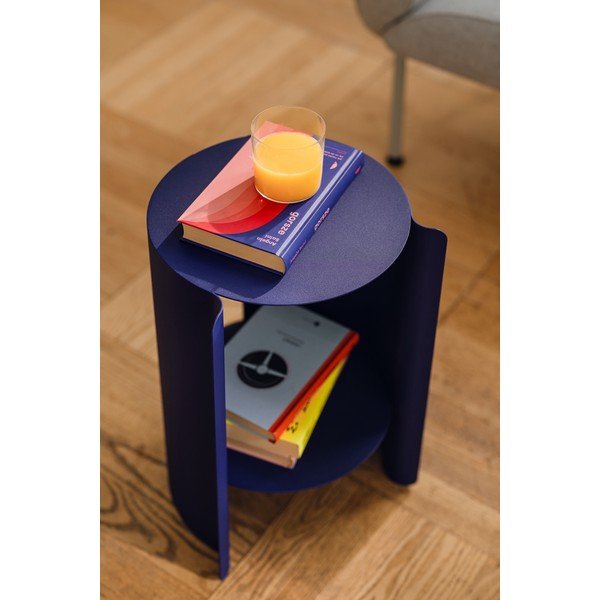 Iš plieno apvalios formos šoninis stalas ø 32 cm Wa – noo.ma-image-4