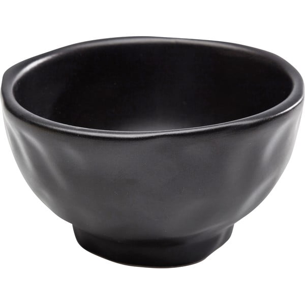 Juodos spalvos keramikos dubuo Kare Design Organic Black, ⌀ 15 cm