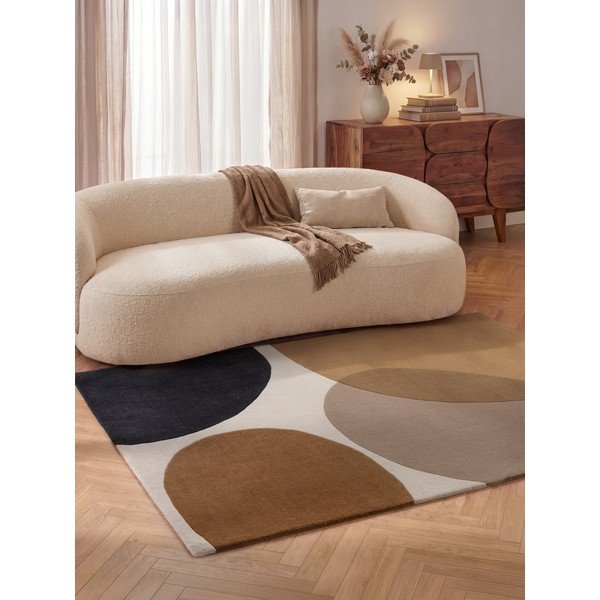 Konjako rudos spalvos iš vilnos kilimas 120x170 cm Ruvia – Villeroy&Boch-image-3