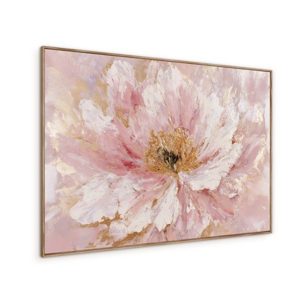 Spausdintas paveikslas su rėmeliu/tapyba ant drobės 100x70 cm Floral Whispers – Styler-image-4