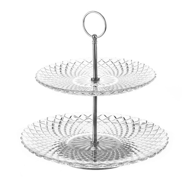 Iš stiklo  desertų stovas Harlequin – Casa Selección