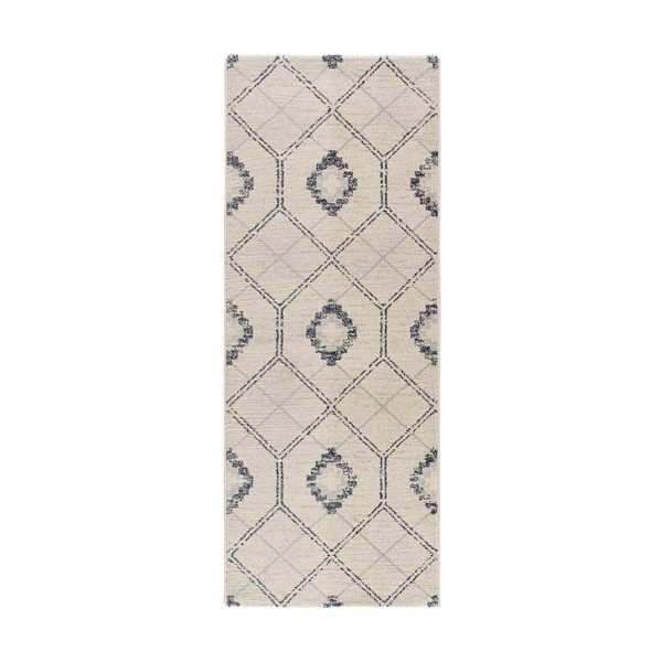Mėlynos spalvos/smėlio spalvos kilimas 80x200 cm Siroco – Universal