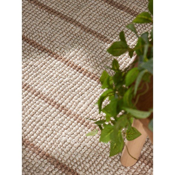 Rankų darbo kreminės spalvos iš džiuto kilimas 160x230 cm Harvest Sierra – Elle Decoration-image-2