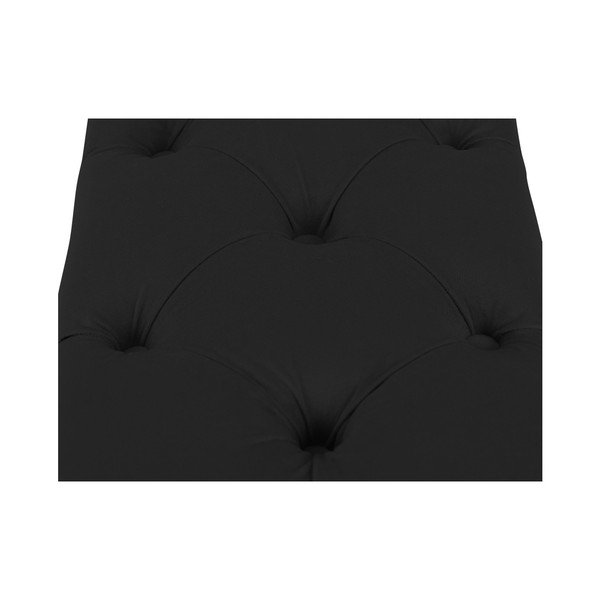 Juodos spalvos otomanas su saugykla "Kooko Home Manna", 47 x 180 cm-image-2