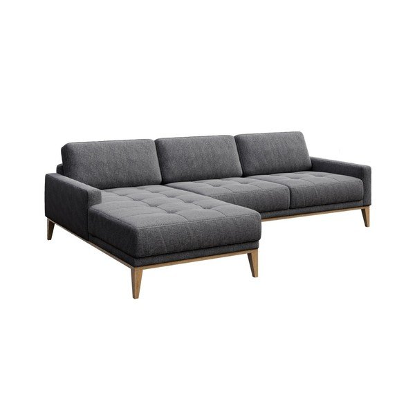 Kampinė sofa pilkos spalvos (su kairiuoju kampu) Musso – MESONICA-image-2