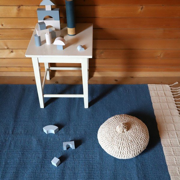 Mėlynas kilimas 150x100 cm Lucia - Nattiot-image-1