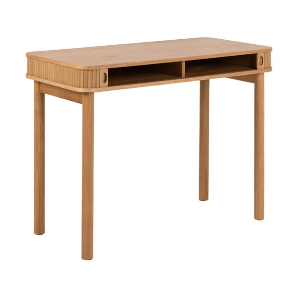 Rašomasis stalas iš ąžuolo 50x100 cm Langley – Actona-image-4