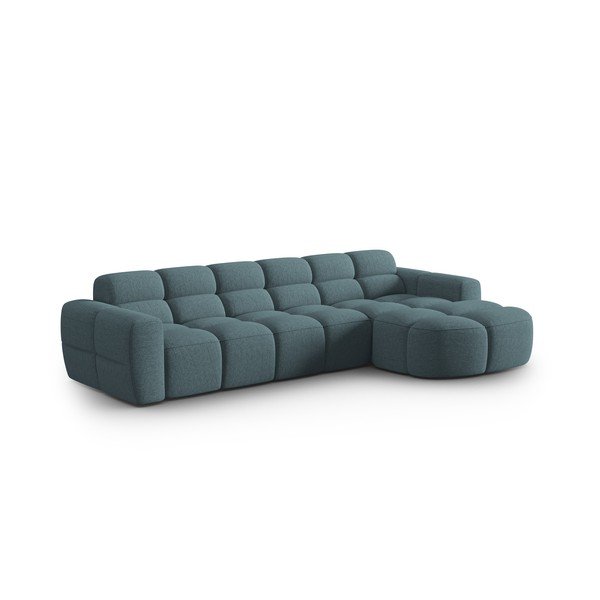 Kampinė sofa mėlynos spalvos Lisa – Micadoni Home-image-2