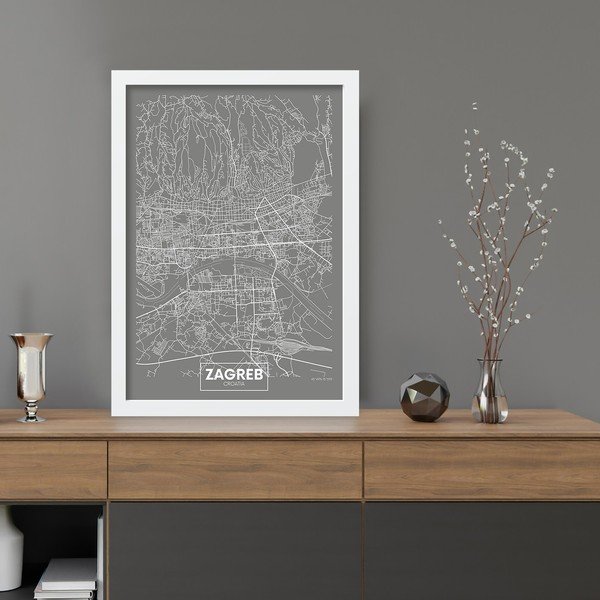 Paveikslas 40x55 cm Zagreb – Wallity-image-1
