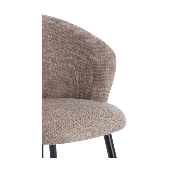 Smėlio spalvos iš metalo valgomojo kėdžių komplektas 2 vnt. Radaja – Light & Living-image-1