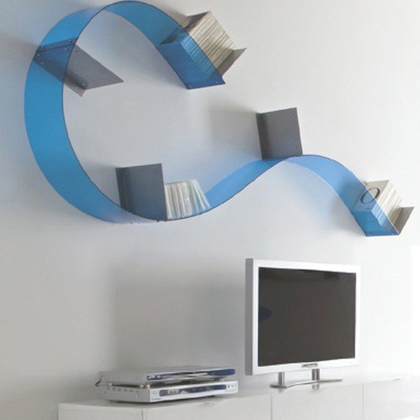 Sieninė lentyna "Flex Bleue-image-1