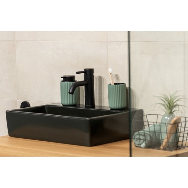 Žalias keramikinis indas dantų šepetėliams Wenko Belluno-image-3