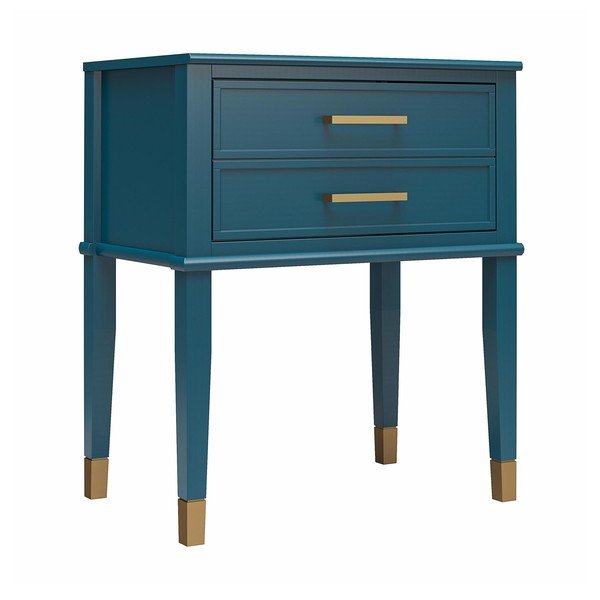 Naktinis staliukas tamsiai mėlynos spalvos Westerleigh – CosmoLiving by Cosmopolitan