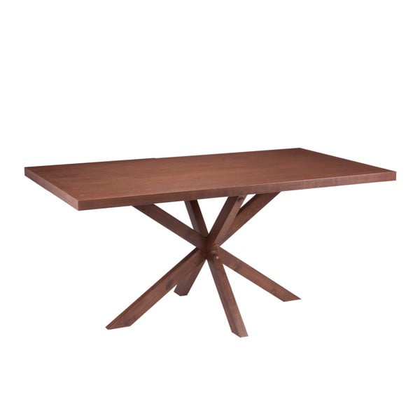 Valgomojo stalas su "Hela", riešutmedžio medienos apdaila, 160 x 90 cm
