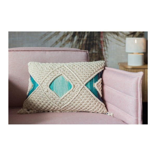 Kreminė pagalvėlė su "Zuiver Evi" užpildu, 50 x 30 cm-image-2