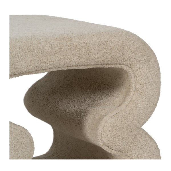 Smėlio spalvos iš boucle pufas – Ixia-image-3
