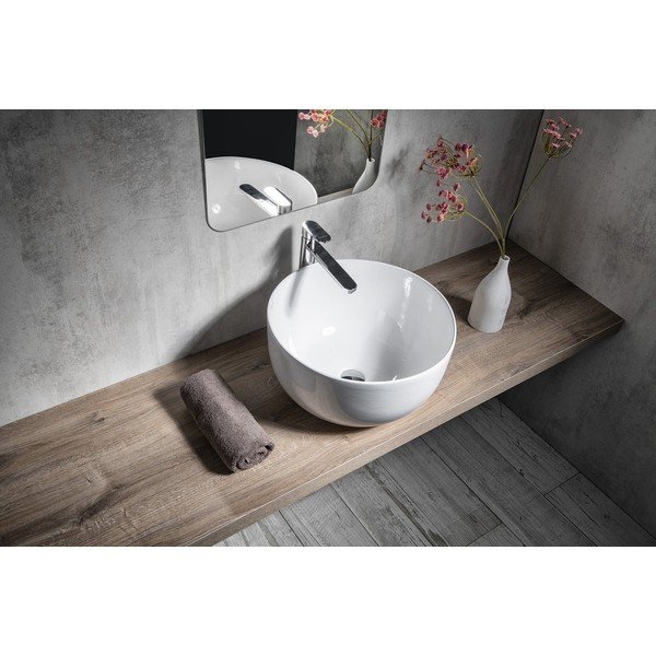 Iš keramikos apvalios formos praustuvas baltos spalvos ø 45,5 cm Dome – Sapho-image-2