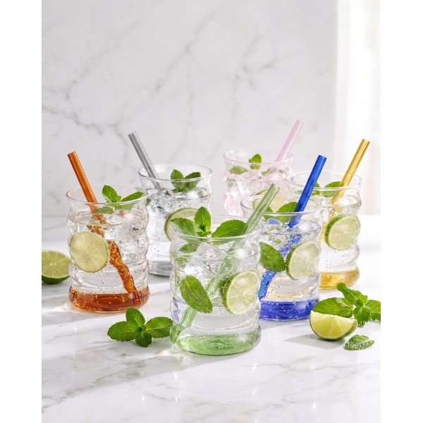 Iš borosilikatinio stiklo stiklinės 6 vnt. 350 ml Volo – Vialli Design-image-1