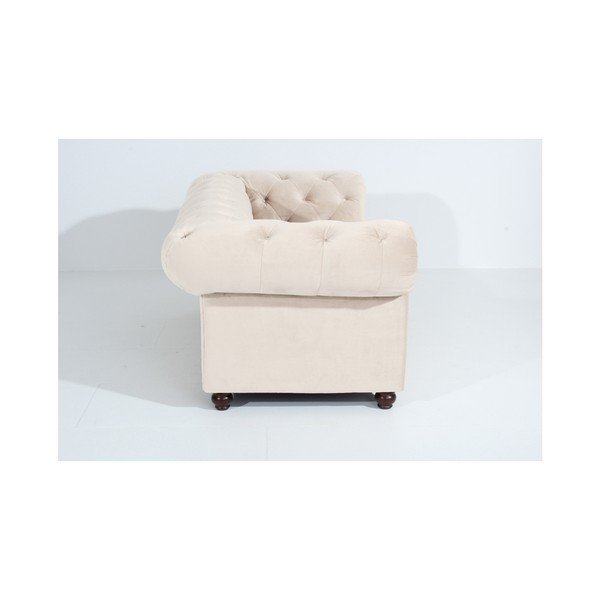 "Max Winzer Orleans Velvet" kreminė sofa, 196 cm-image-4