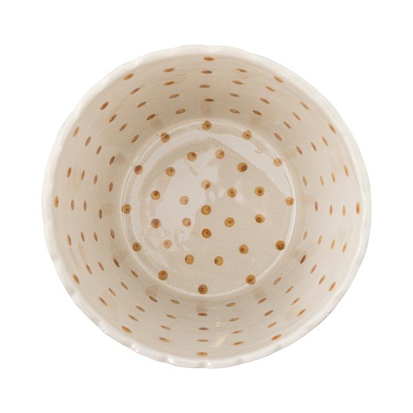Skirta serviravimui šviesiai žalios spalvos/kreminės spalvos iš keramikos mažas dubuo 1,9 l Chip – Bloomingville-image-3