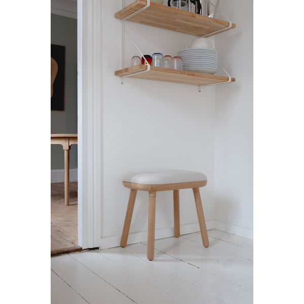 Baltos spalvos/natūralios spalvos taburetė Paff Tall – UMAGE-image-4