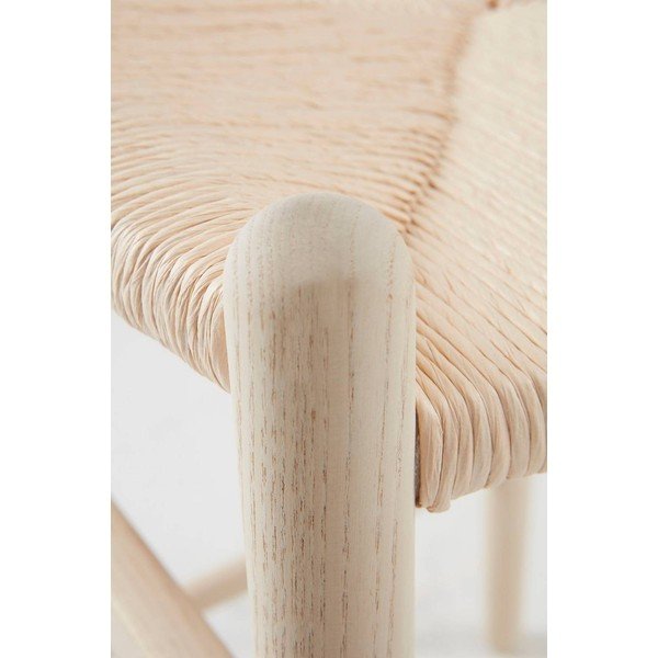 Šviesios natūralios spalvos iš guobos masyvo baro taburetė (sėdynės aukštis 63 cm) Nattavaara – Jotex-image-3