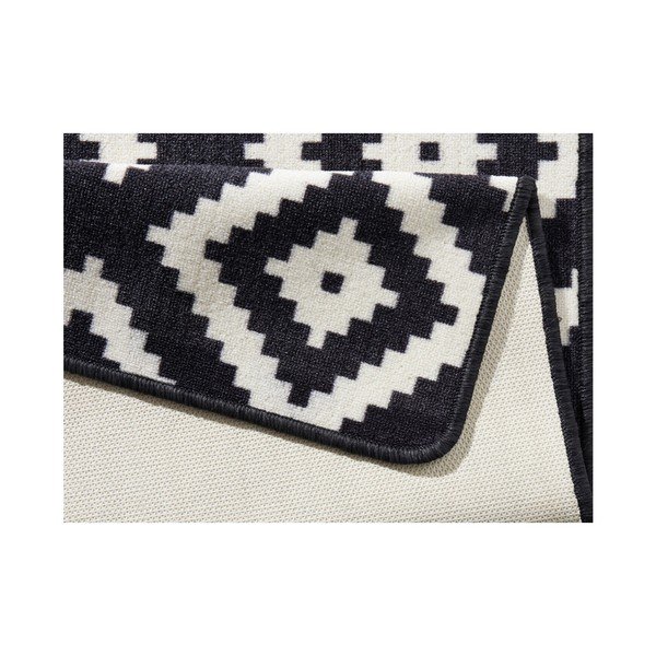 Juodos spalvos virtuvės kilimas Hanse Home Loop Diamond, 67 x 180 cm-image-3
