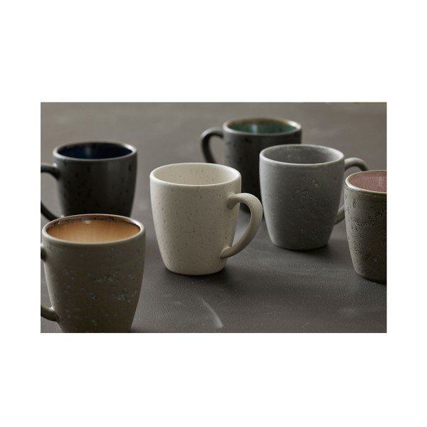 Juodos spalvos/gintarinės spalvos iš molio puodelis 190 ml Gastro Black/Amber – Bitz-image-1