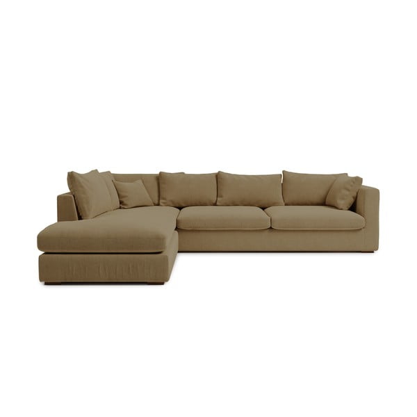 Smėlio spalvos kampinė sofa (kairysis kampas) Comfy - Scandic
