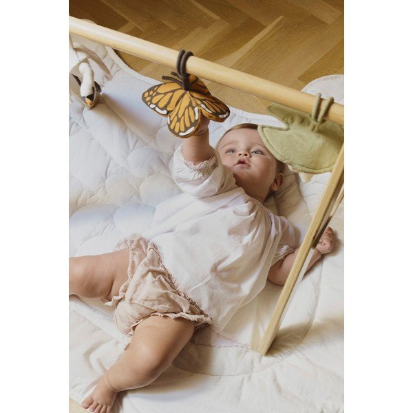 Kreminės spalvos vaikų žaidimų kilimėlis 100x110 cm Swan – Lorena Canals-image-2