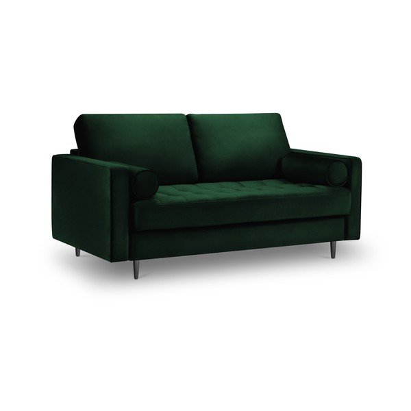 Žalia aksominė sofa Milo Casa Santo, 174 cm-image-2