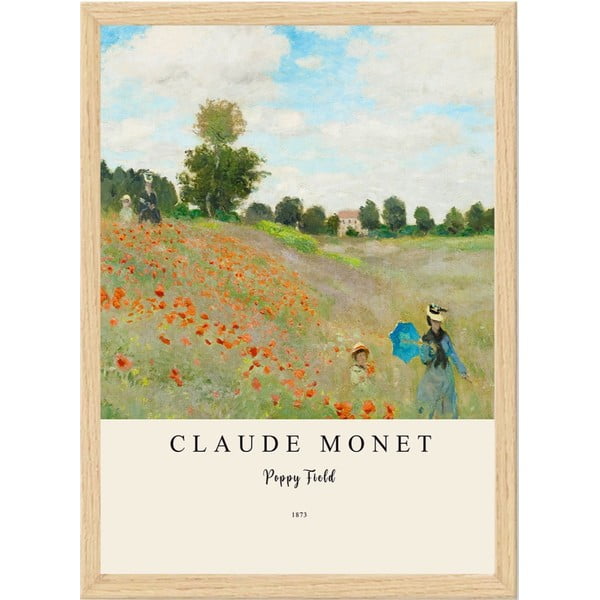 Plakatas rėmelyje 55x75 cm Claude Monet - Wallity