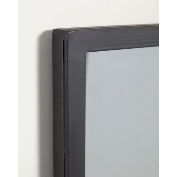Sieninis veidrodis su medžio masyvo rėmu 100x160 cm Ulrica – Kave Home-image-2