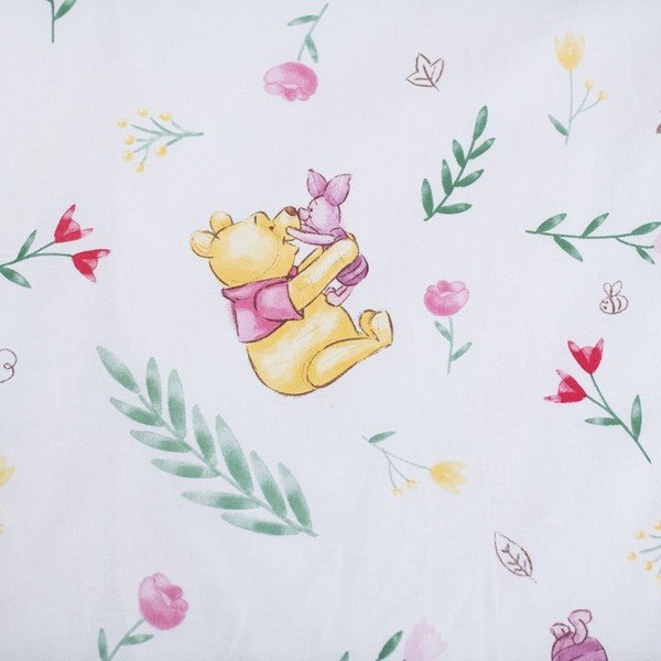 Iš medvilnės vaikiška patalynė vaikiškai lovai 100x135 cm Winnie the Pooh "Pooh Hugs" – Jerry Fabrics-image-3