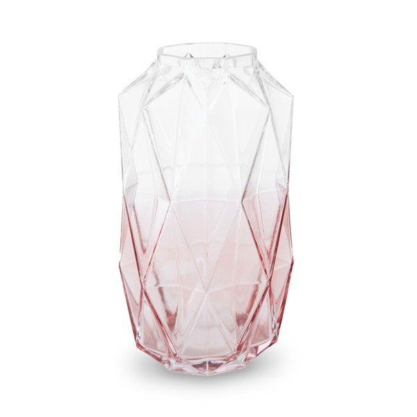 Rožinės spalvos iš stiklo  vaza (aukštis 28 cm) Brice – Premier Housewares