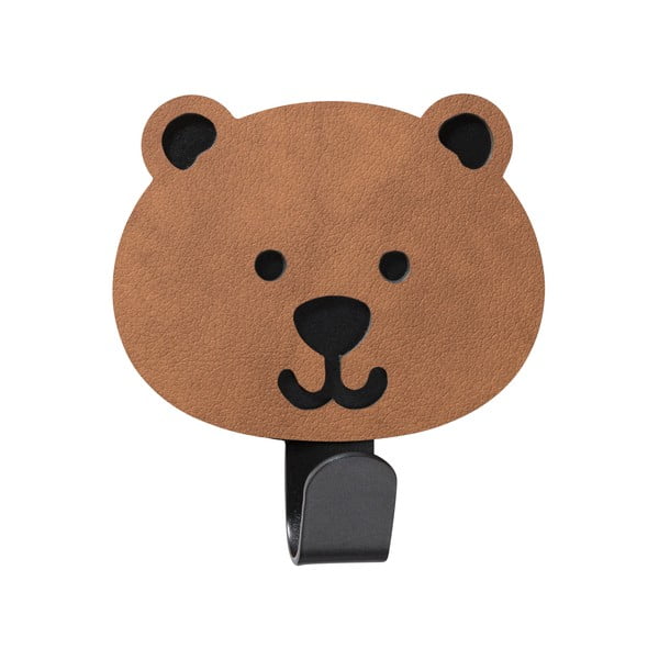 Su montavimu be gręžimo rudos spalvos iš plieno kablys Bear Nupo – LIND DNA