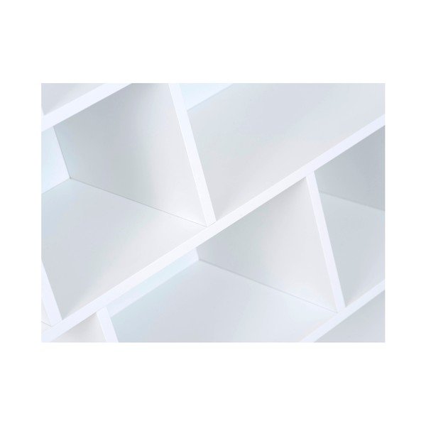 TemaHome "Panorama" aukšta balta knygų spinta-image-1