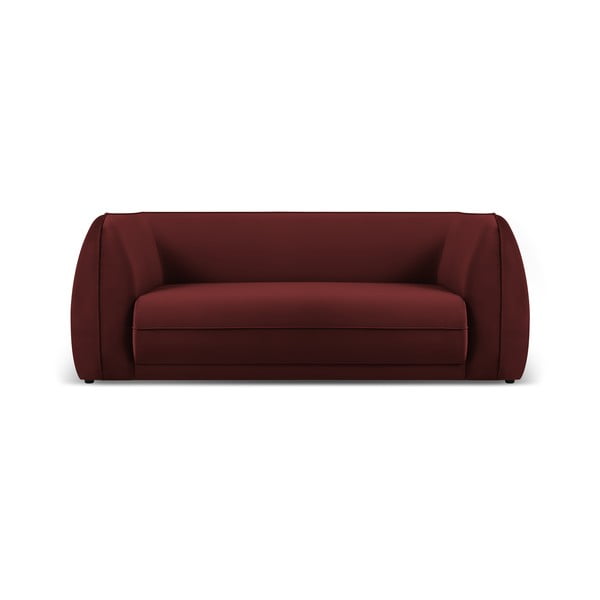 Sofa raudonos spalvos iš velveto 190 cm Lando – Micadoni Home