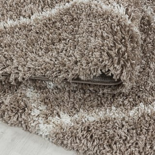 Apvalios formos kilimas šviesiai rudos spalvos ø 160 cm Alvor – Ayyildiz Carpets