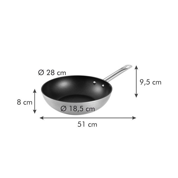 Wok keptuvė ø 28 cm GrandChef - Tescoma-image-1