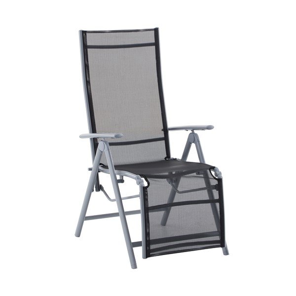 Juodos spalvos metalinė sodo kėdė Ariola – Garden Pleasure